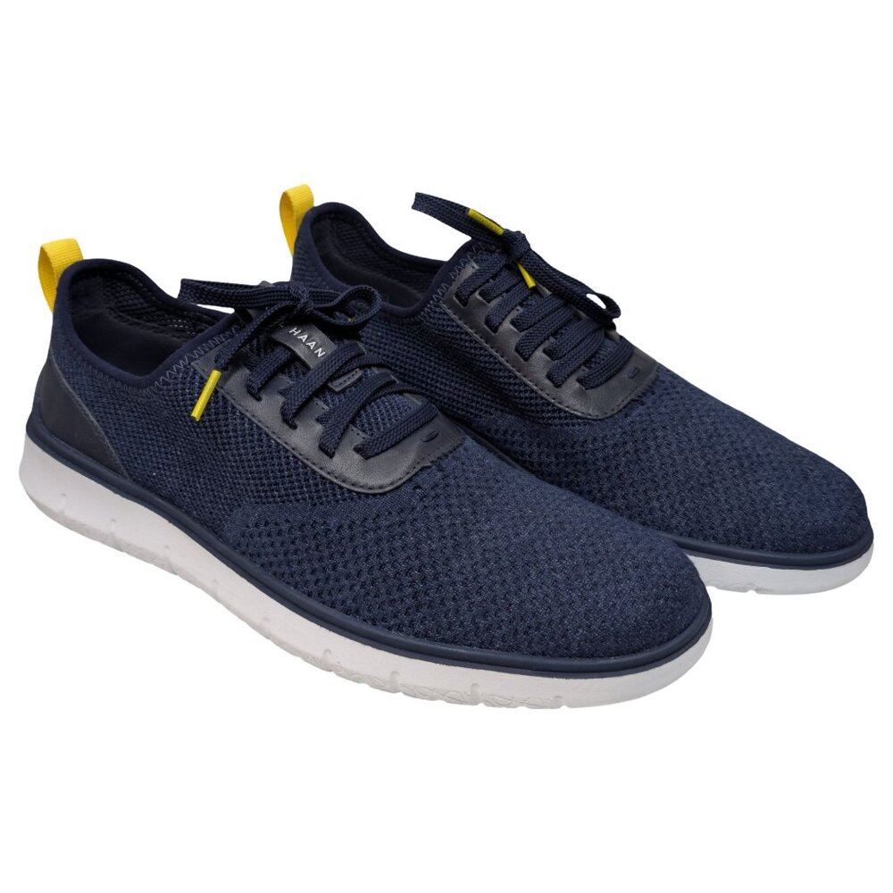 Cole Haan Generation ZeroGrand Shoe Mens Marine Blue Knit C30531 Sneaker Sz 11.5 - Picture 5 of 11